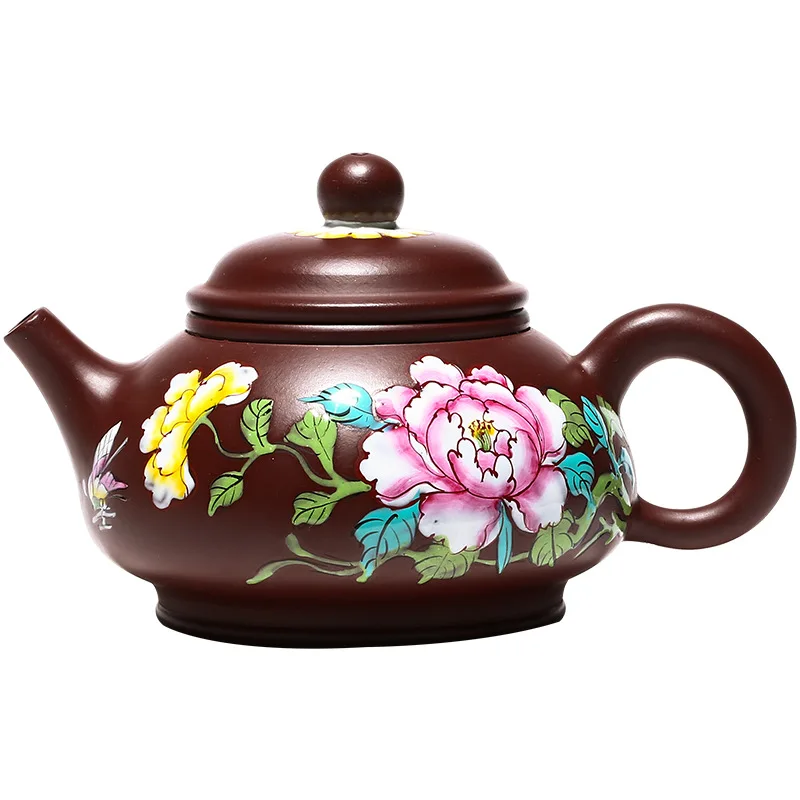 

Zisha teapot Yixing origin Huacha teapot handmade teapot Huakai Fugui daily necessities