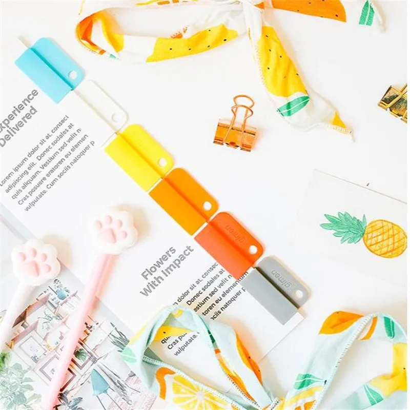 1 набор пластиковых легких зажимов цветная индексная файловая Закладка