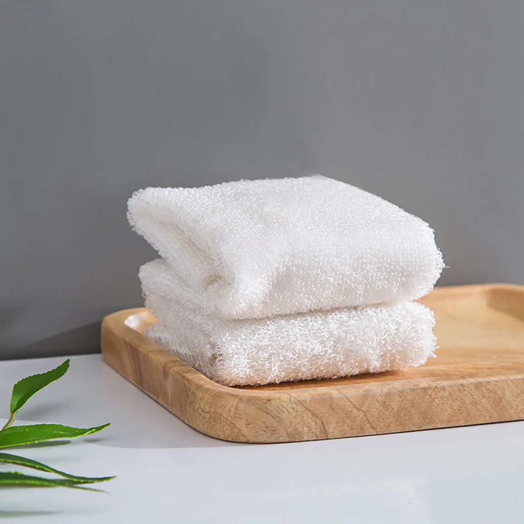 3 шт. домашнее мягкое толстое полотенце для посуды ткань очистки бамбукового