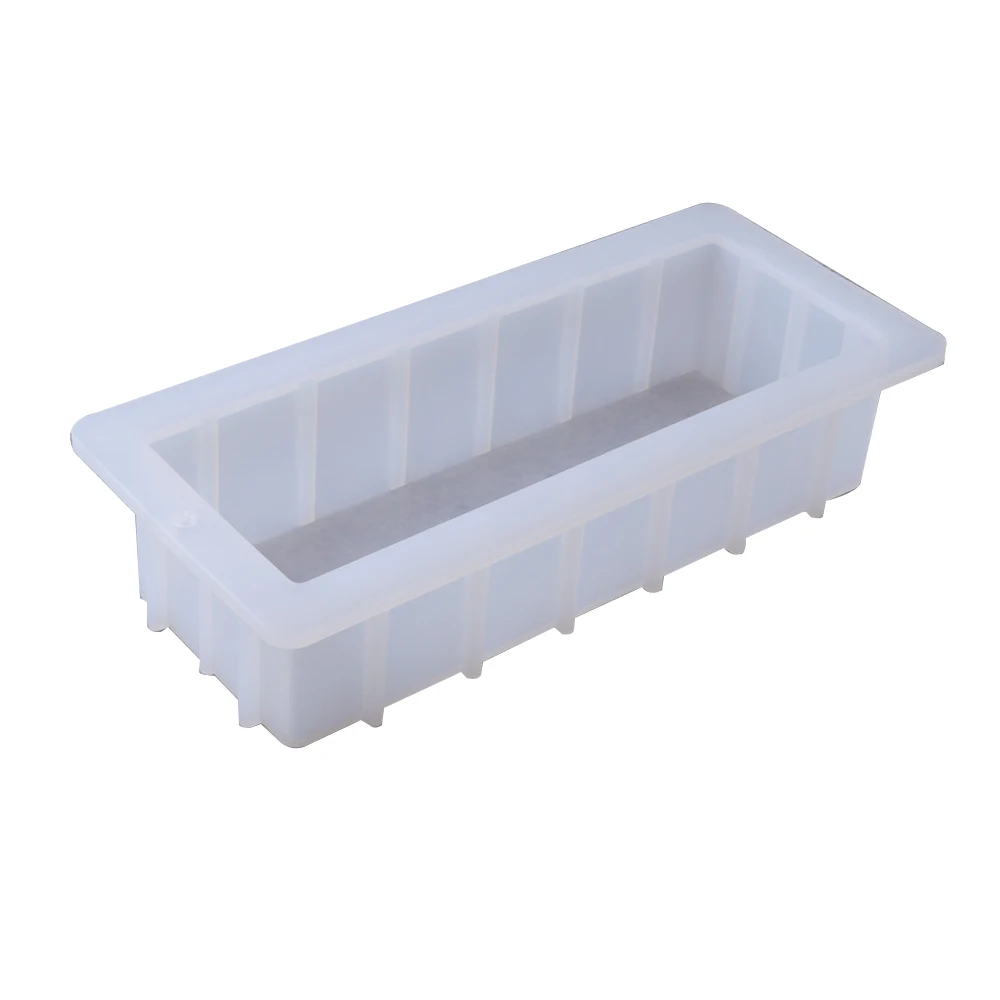 

1.5L Rendering Soap Silicone Mold Rectangular Toast Loaf Tray Mold Homemade Form thickened Soap Making Tools Supplies Mold Craft