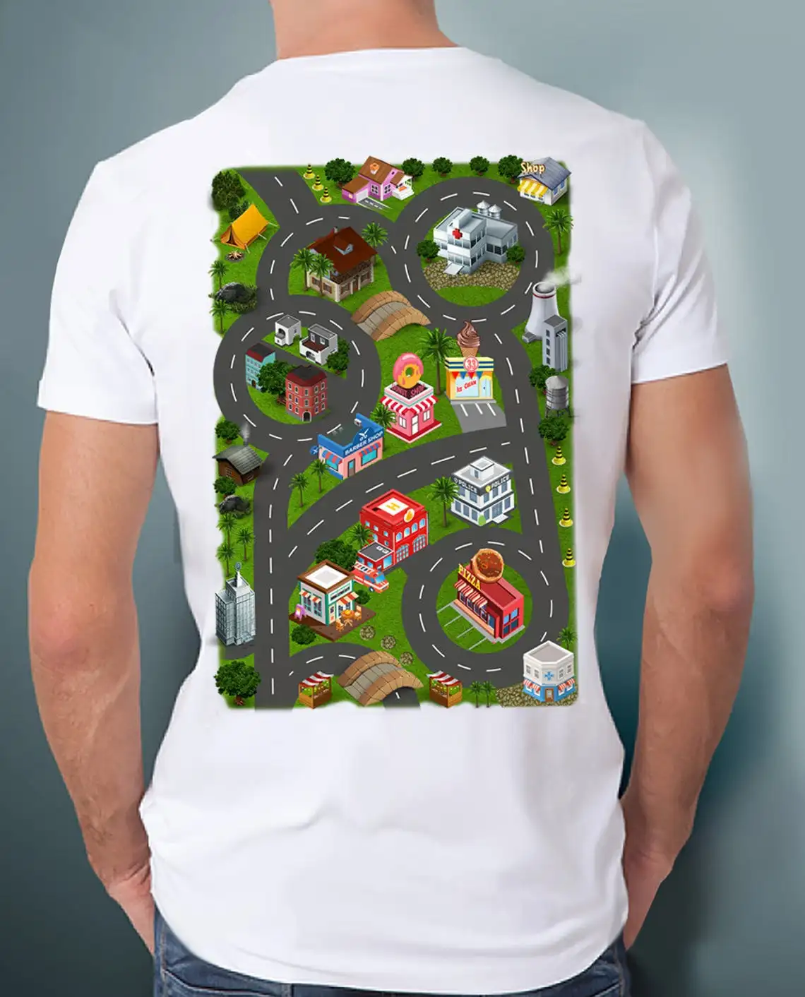 Рубашка с машинками для игр рубашка семьи подходит детей отца на День