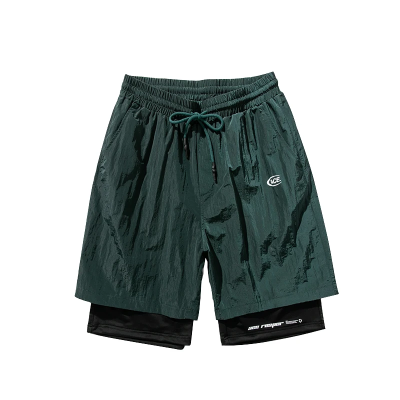 Модные Повседневные баскетбольные штаны одежда в Корейском стиле поддельные