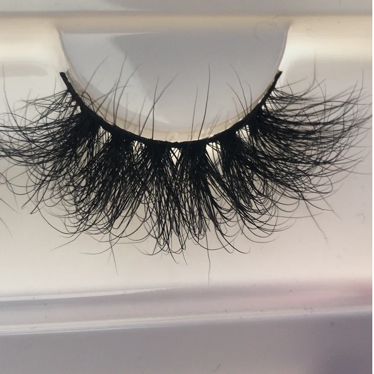 

Fluffy eyelashes 16mm 18mm 22mm 25mm messy fried fried 3D mink hair false eyelashes curly lashes long wispy eyelashes