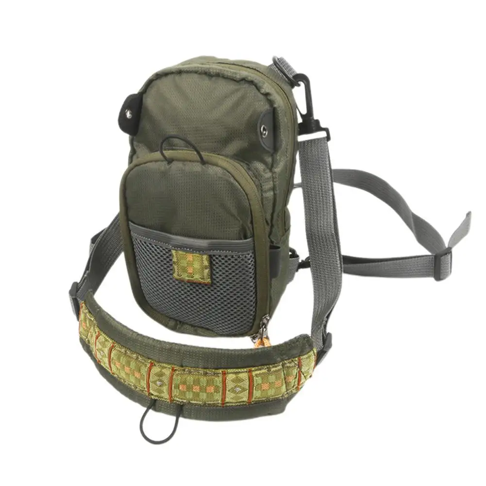 Сумки для рыбалки нахлыстом двухслойная нагрудная сумка мини рюкзак на одно