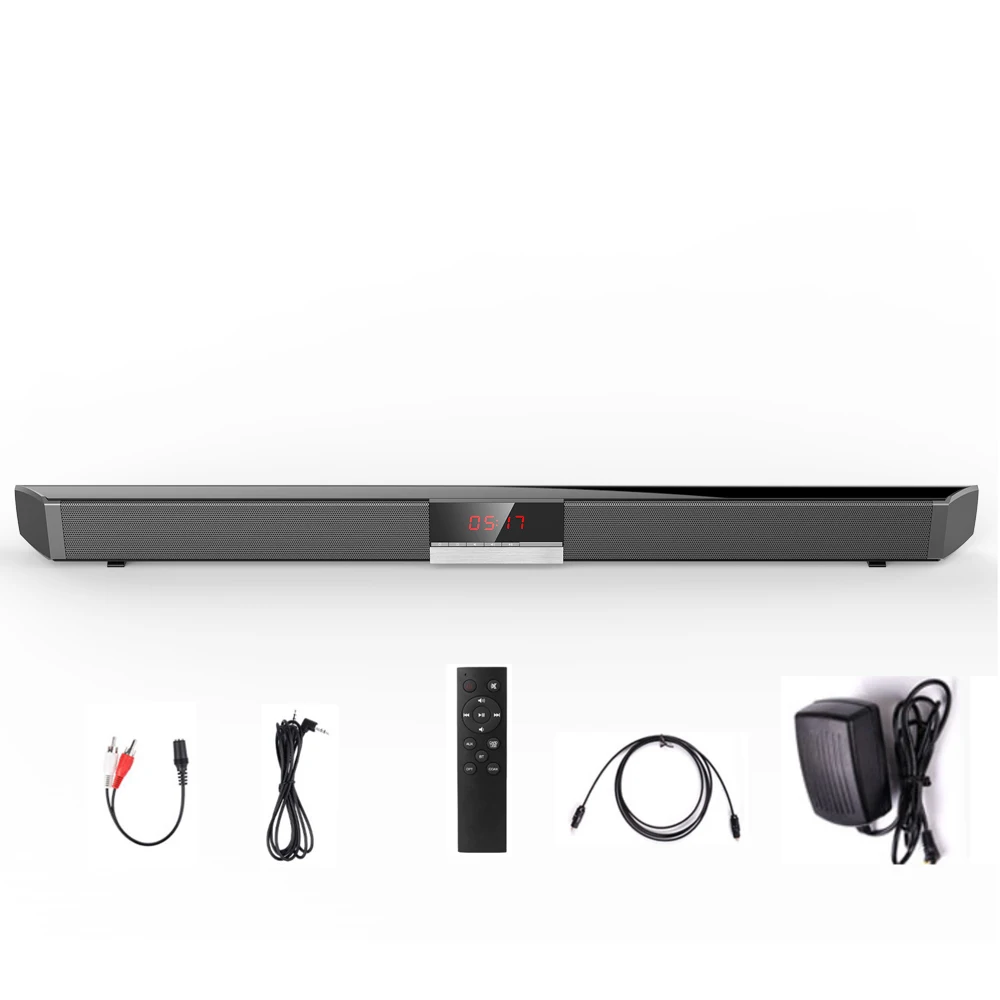 SR100 Bluetooth Speaker 40W Home Theater TV Sound Bar Wireless Speaker Coaxial Optical Home Cinema Subwoofer Speakers