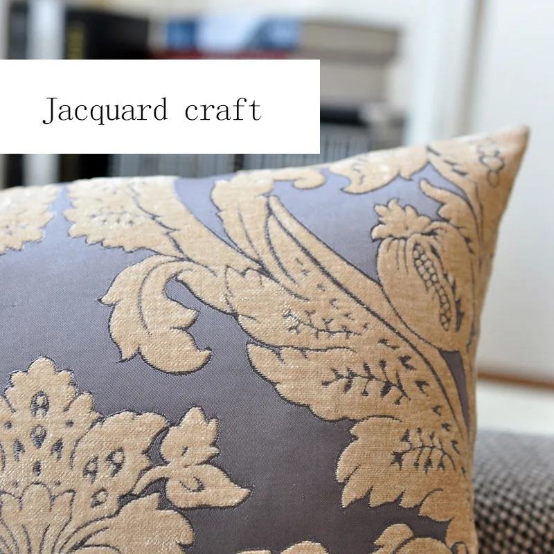 

2021 Light Luxury Cushion Cover Ins Chenille Jacquard Pillowcase High Quality Cotton Nordic Style Home Deco Pillow Cases