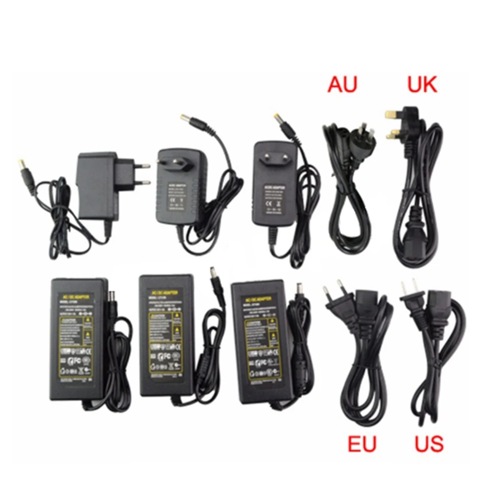 Источник питания AC85 240V в постоянный ток 5 12 В 24 светодиодный драйвер 1A 2A 3A 5A 6A
