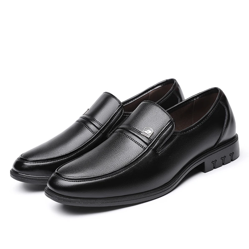 

Туфли мужские классические, Натуральная Воловья кожа, роскошные модные свадебные туфли, оксфорды, деловой стиль, черные, Рабочая обувь 38-44