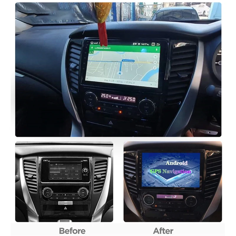 

9 Inch 2 Din Android 10 Car MP5 Player Radio 2+16GB Wifi Bluetooth GPS Navigation for Mitsubishi Pajero Strong 2016-2018