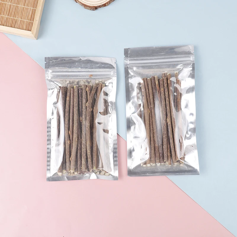

15/20pcs Pure Natural Catnip Pet Cat Toy Molar Toothpaste Branch Clean Teeth