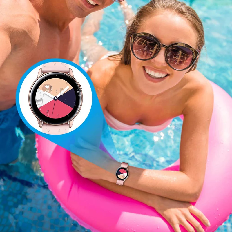 

Film For Samsung Galaxy Watch Active 2 44mm 40mm 3D waterproof Soft Full Edge Cover Screen Protector for samsung Active 2
