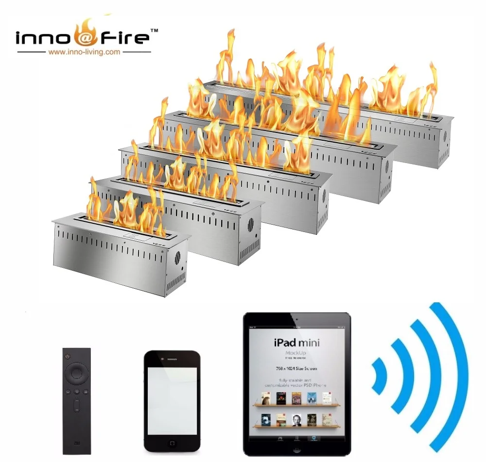 Inno-Fire 72-дюймовый электрический камин цена автоматическая горелка биоэтанола |