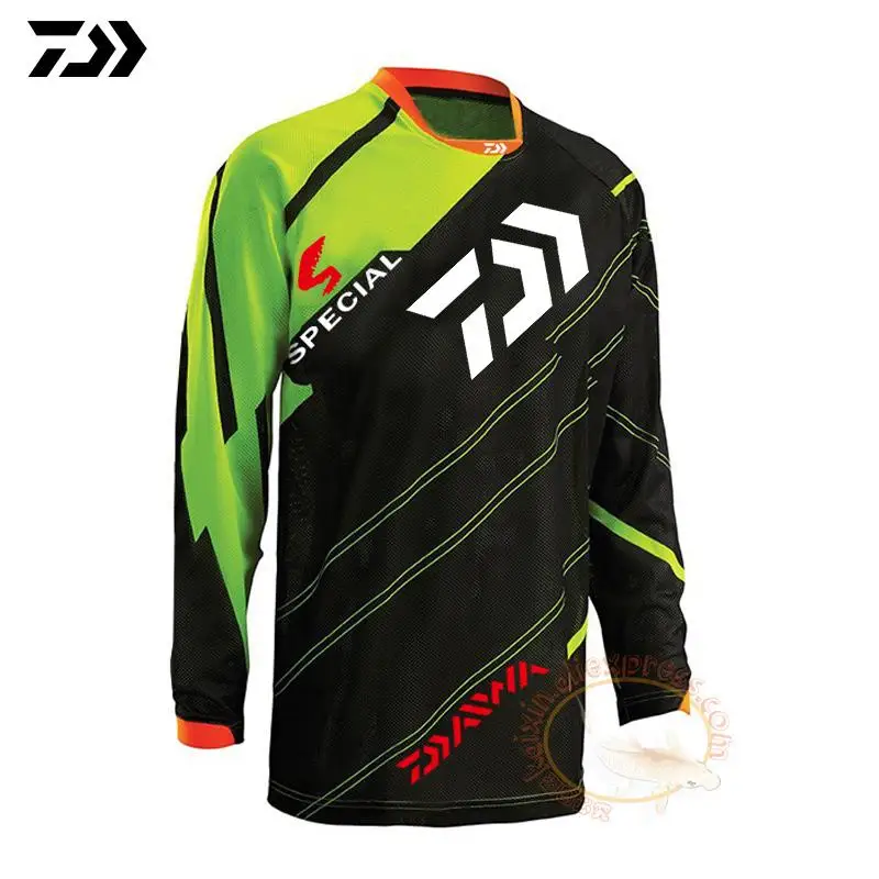 Новинка 2021 футболка для рыбалки быстросохнущая одежда с длинным рукавом Dawa