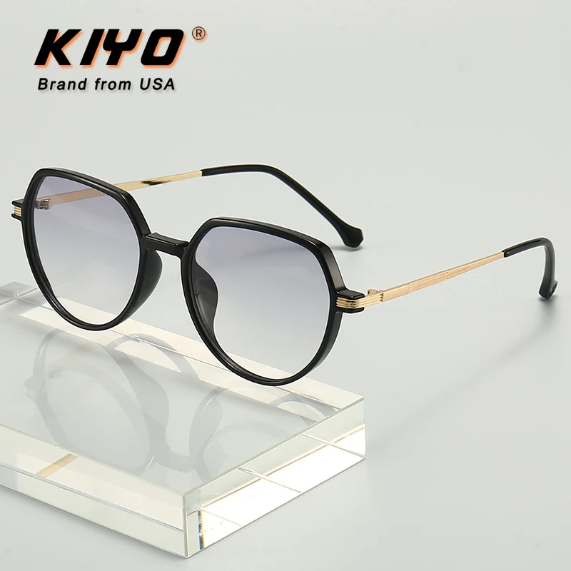 

KIYO Brand 2021 New Women Men Polygonal Sunglasses TR90 Fashion Sun Glasses High Quality UV400 Driving Eyewear 9723