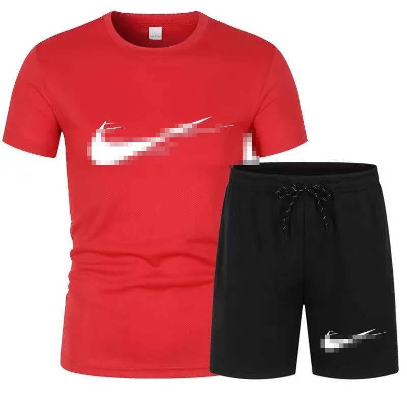 

Summe Men's Brand Sportswear Shorts Set Short Sleeve Breathable T-Shirt And Shorts Casual Wear Men's Basketball Training Suit