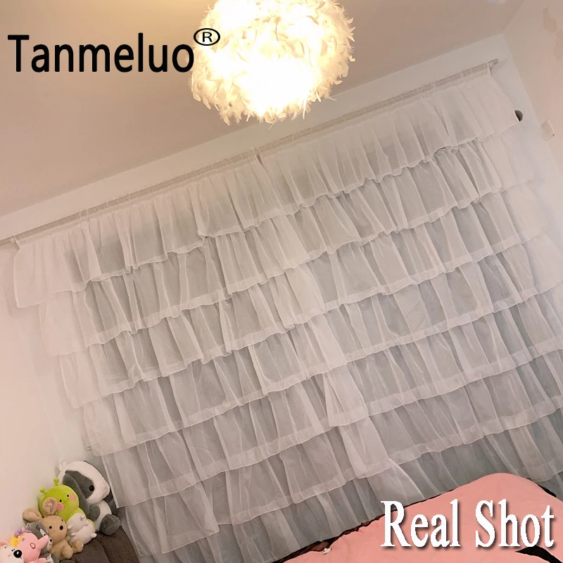

Window curtain living room luxury modern curtain valance for bedroom solid sheer window voiles tulle curtain wedding backdrop