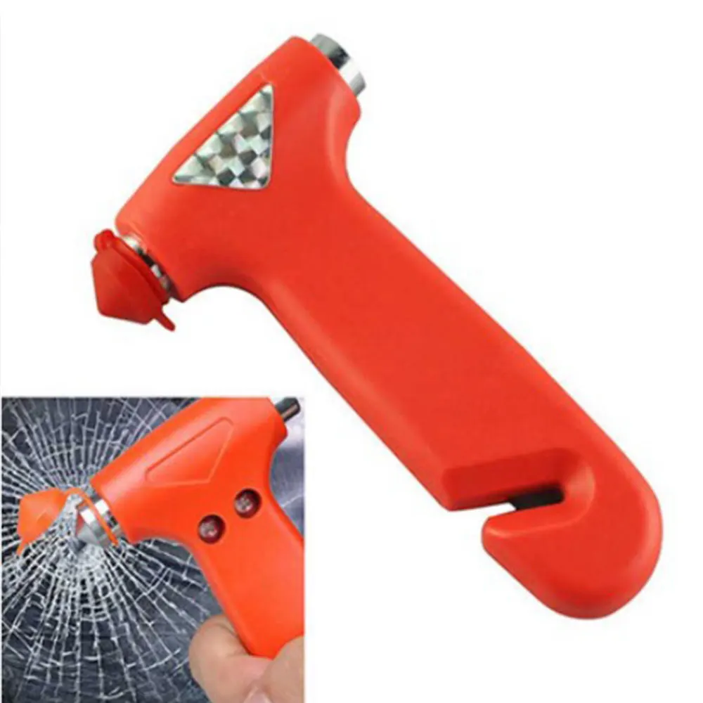 Автомобильный молоток безопасности 2 в 1 автомобильный металлический оконный