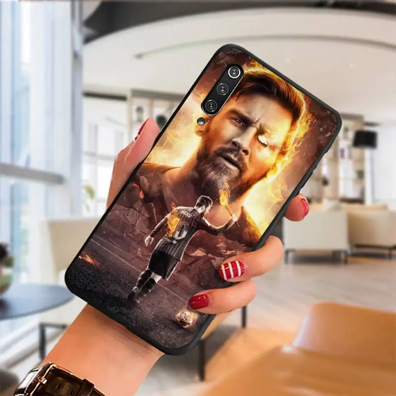 

Football Star Lionel Messi Phone Case For Redmi Note 10 8 9 K20 6 5a promaxCover Fundas Coque