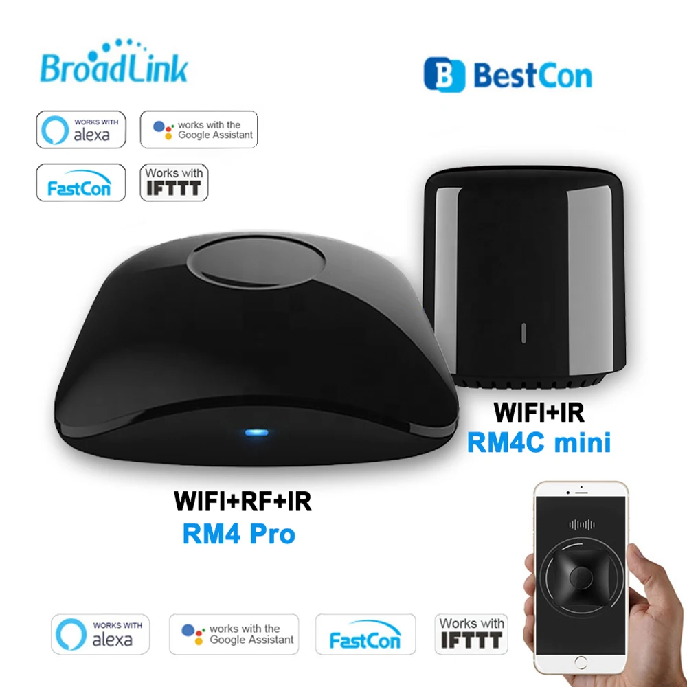 Broadlink RM4 Pro Rm4C мини умный дом WiFi ИК РФ универсальный интеллектуальный пульт