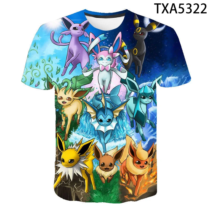 

New 3d Boy Girl T-Shirt 3d Printing Summer Game Anime One-Piece Children's Cartoon Fashion Casual Short-Sleeved Tops