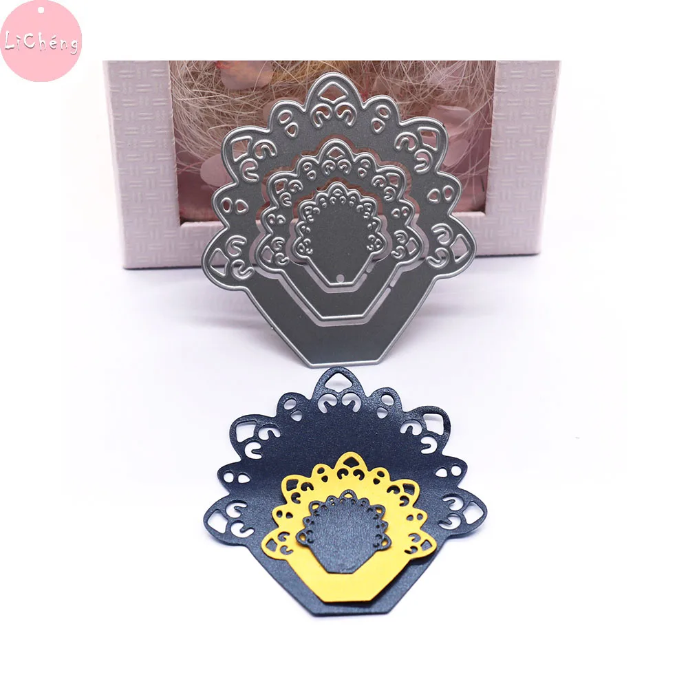 Металлические Вырубные штампы в форме цветка для скрапбукинга рукоделия сделай