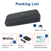 52V 48V 1000W Hailong Ebike Battery 52V48V 13Ah Electric Bike Bicycle Batteries For Bafang Mid Drive Bicycle Motor Kit Battery