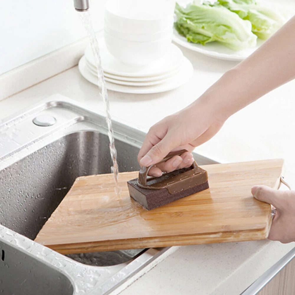 

Magic Brush Kitchen Supplies for Pot Gas Stove Cleaning Brush Sponge Rub Metal Rust Remover Strong Decontamination