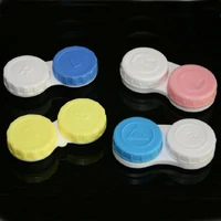 10pcs mini contact lens case storage holder soaking container travel eyewear accessories box for lens wholesale random color