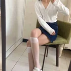 Гольфы женские, шелковые, ультратонкие, черные, белые, серые, 3 парыЛот