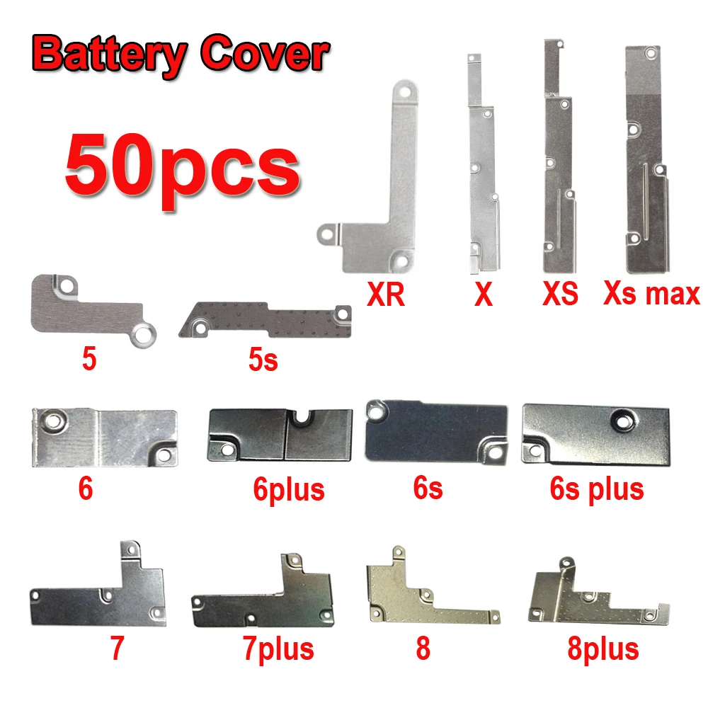 Гибкая Крышка для аккумулятора ЖК-экрана 50 шт./лот iphone 5 5S SE 6 6S 7 8 plus X XR XS MAX