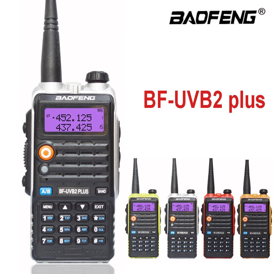 

Baofeng UV-5R updated version UVB2 Plus UV-B2 Two way Radio VHF/UHF 128CH interphone BF-UVB2 Ham CB Radio Handheld Transceiver