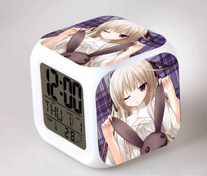 Аниме Yosuga no Sora часы Kasugano Haruka сексуальные девушки цифровой будильник экшн-фигурка