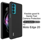 Чехол для Moto Edge 20 Pro  Edge S Pro Imak UC-3 Series, Мягкая матовая задняя крышка, Пластиковый ударопрочный чехол из ТПУ