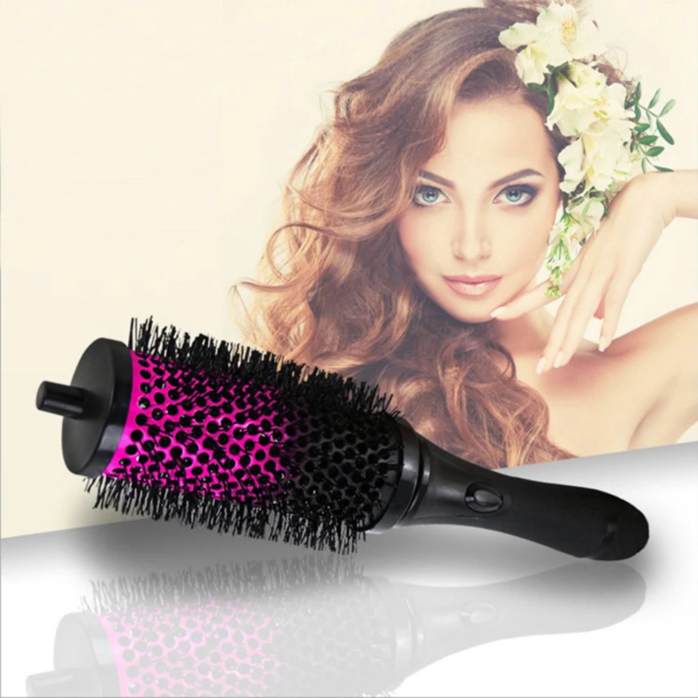 

6pcs/set 3 Sizes Detachable Handle Hair Roller Brush Comb Aluminum Ceramic Barrel Curler Comb Hairdresser