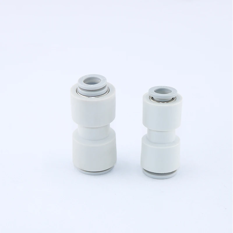 Белый пневматический соединитель пневматической трубки PG SMC типа с редукционным