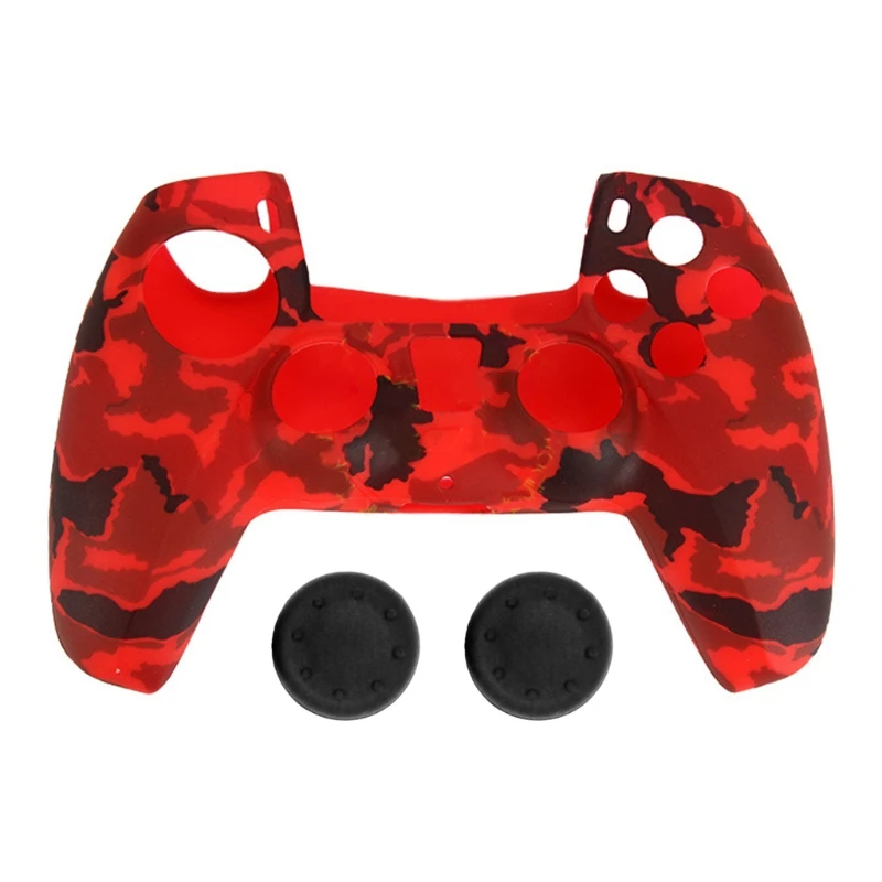 

Silicone Case Dustproof Skin Protective Cover Sleeve for PlayStation PS5 Control K3NB