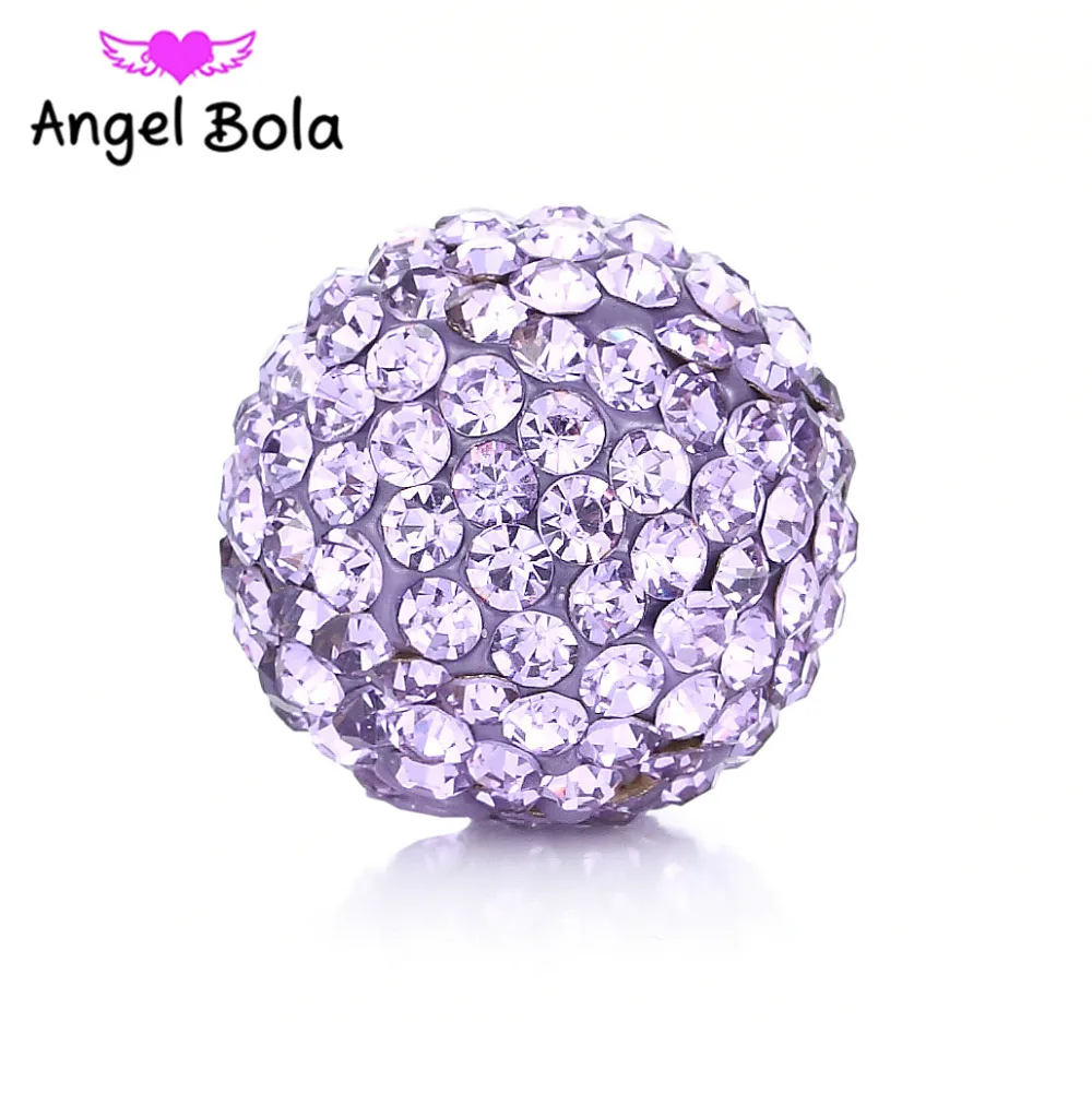 16 мм 8 цветов стразы Хрустальный шар Ангел для клетки кулон ожерелье бола