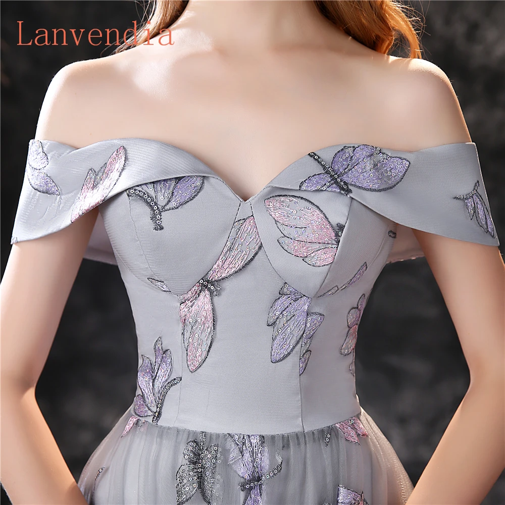 

Lanvendia 2020 Latest Sequin Lace Applique Prom Dresses For Girls Long Sweetheart Evening Gowns for Party