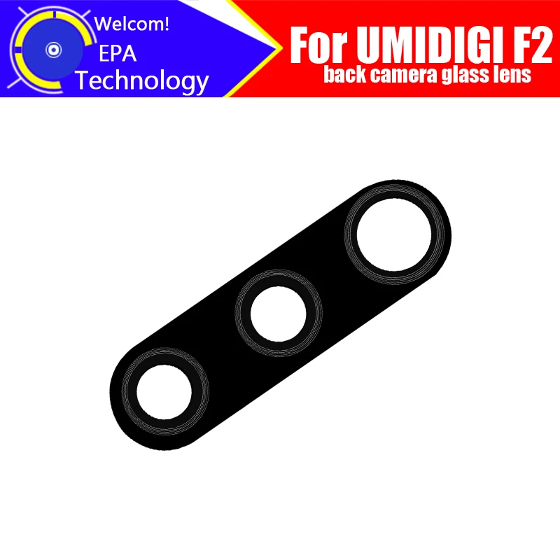 

UMIDIGI F2 Back Camera Lens 100% Original Rear Camera Lens Glass Replacement Accessories For UMIDIGI F2 phone