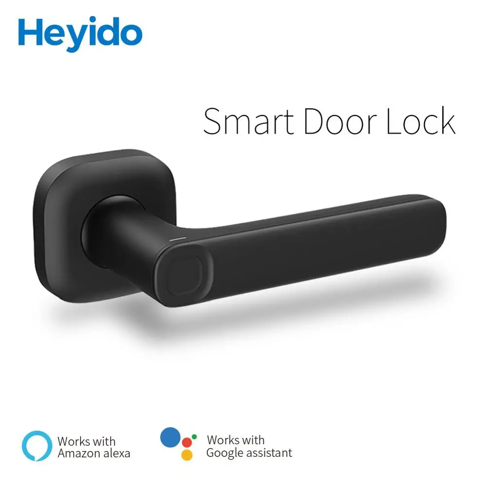 Review Heyido LQ1 Tuya APP Remotely Smart Door Lock Biometric Fingerprint Smart Lock , Bluetooth Phone APP NFC Card Unlock Gateway lock