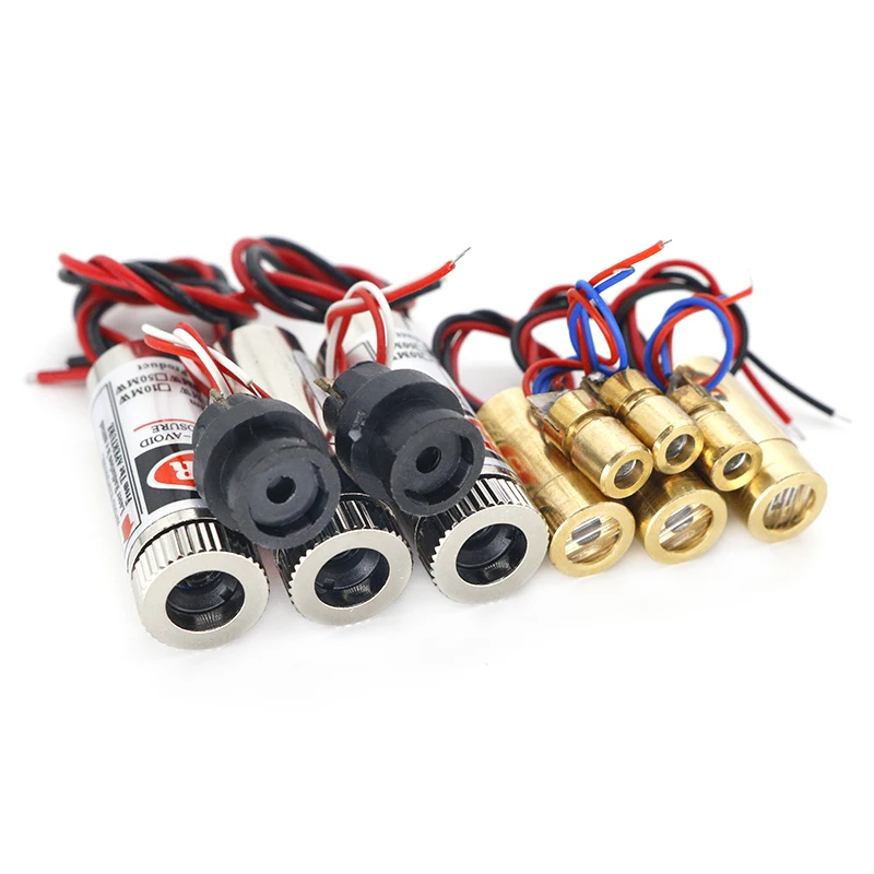 Лазерный модуль с красной точкой/линией/перекрестной линзой 650 нм 5 мВт