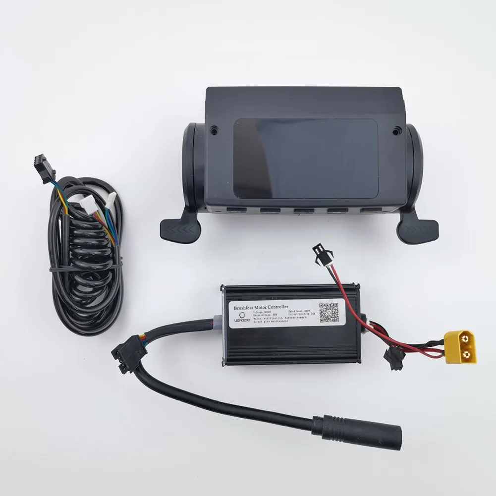 

Electric Scooter Main Control System Set 8inch 36v350w Controller Kit With Headlamp Digital Display Panel Cover For Kugoo