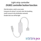 Светодиодная лента Zigbee 34, 123,0 шт., 5-24 В, регулировка яркости, работает с концентратором Zigbee