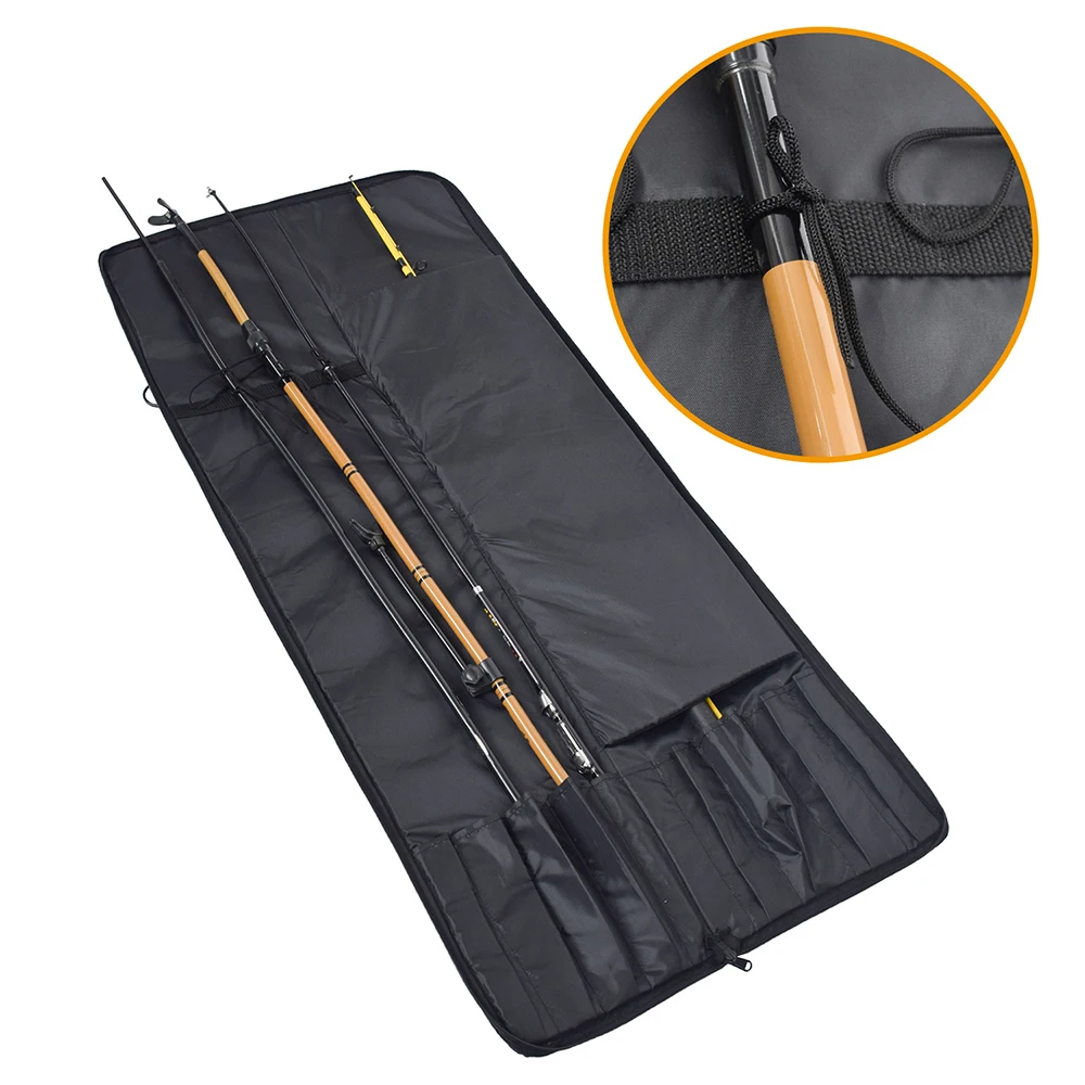 

Fishing Rod Pole Reel Tackle Holdall Bags Storage Shoulder Carry Organizer Bag Waterproof Fishing Tools