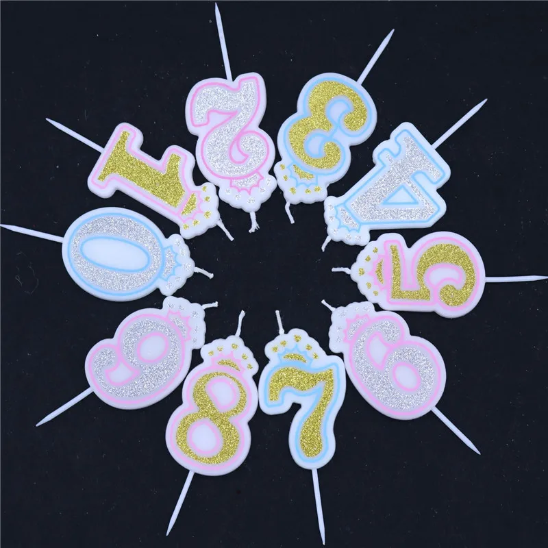 1 шт. цифровые свечи для милых детских праздников подарок на день рождения