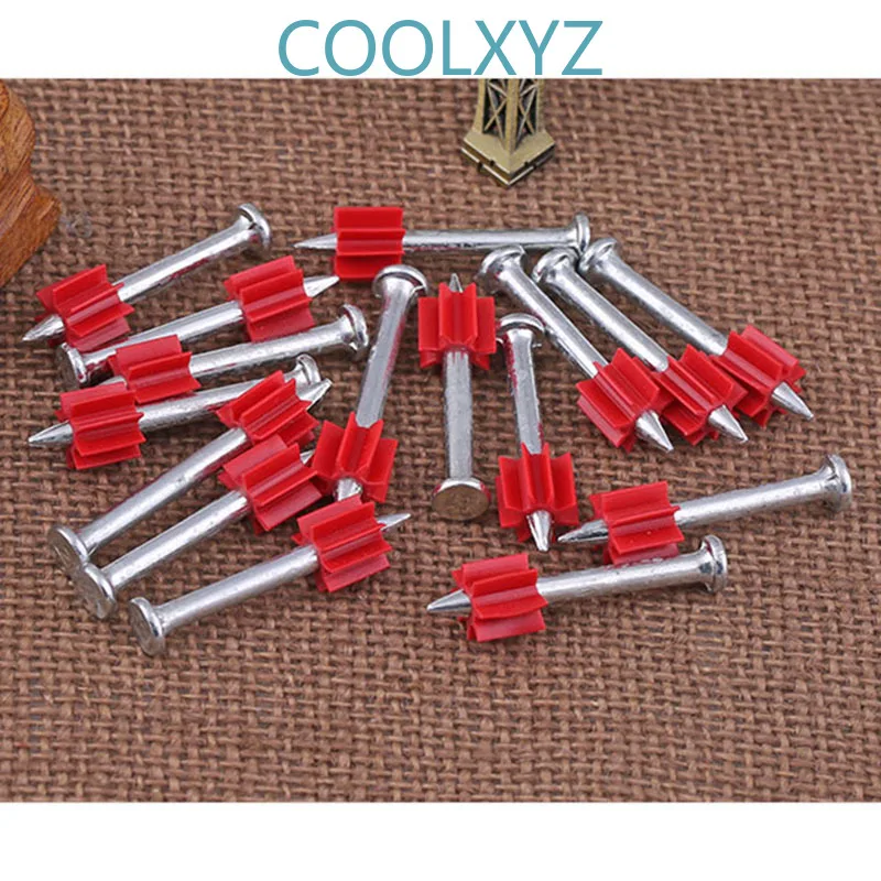 Жесткие цементные настенные стальные гвозди CoolXYZ закаленные рекламные 50 шт. |