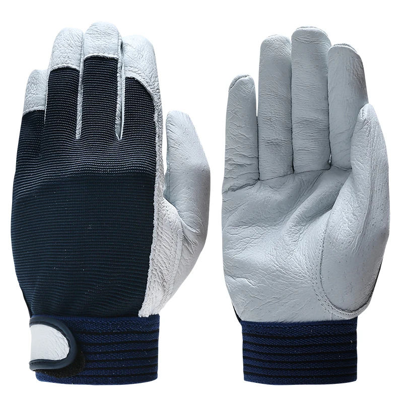 QIANGLEAF кожаные рабочие перчатки 508