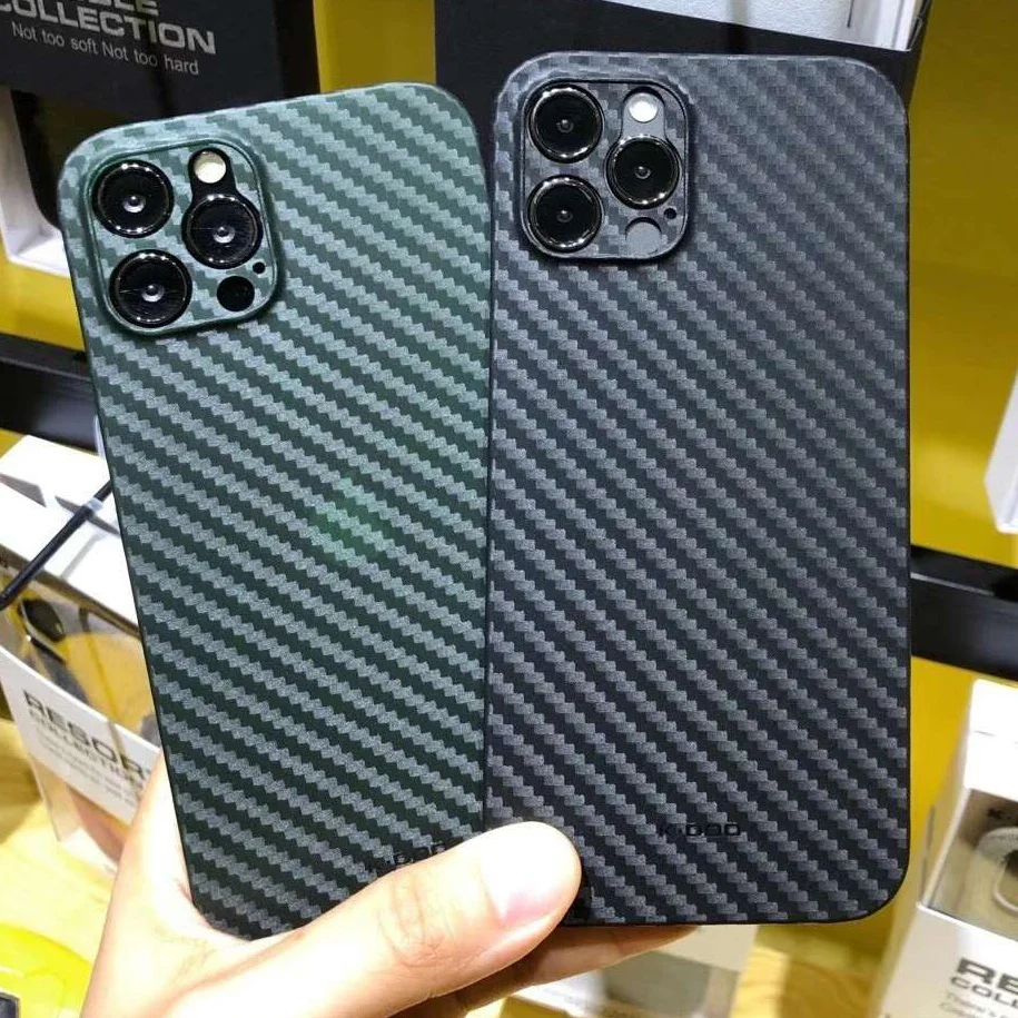 

Lens Protection Carbon Fiber Pattern Case For iPhone12 Case For iPhone 12 Pro Max Carbon Fiber Pattern Case For iPhone12 mini