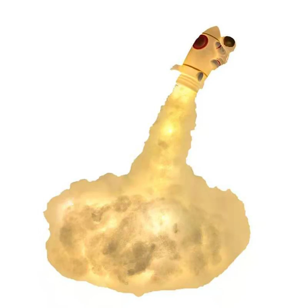 

3D DIY LED Clouds Rocket Astronaut Bedside Table Lamp Children Kids Bedroom Decorative Night Light Birthday Gift Ornaments