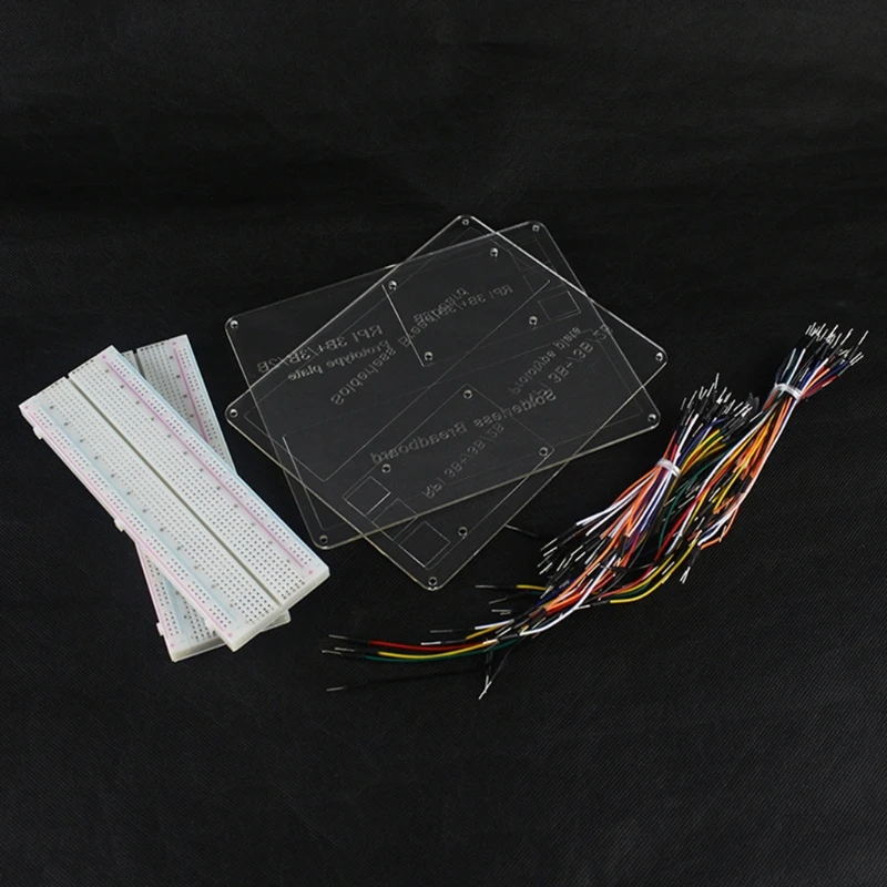 Raspberry Pi 4B/3B +/3B Монтажная пластина прототип экспериментальная акриловая